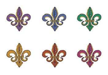 Free Fleur de Lis Vector Series - vector gratuit #160591